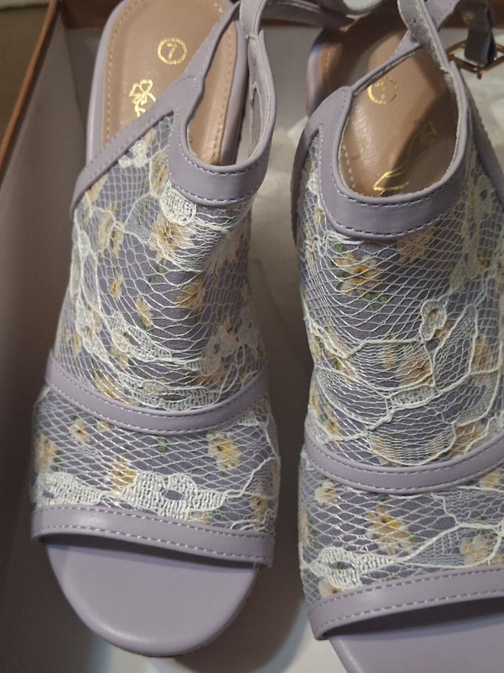 Lavender wedges
